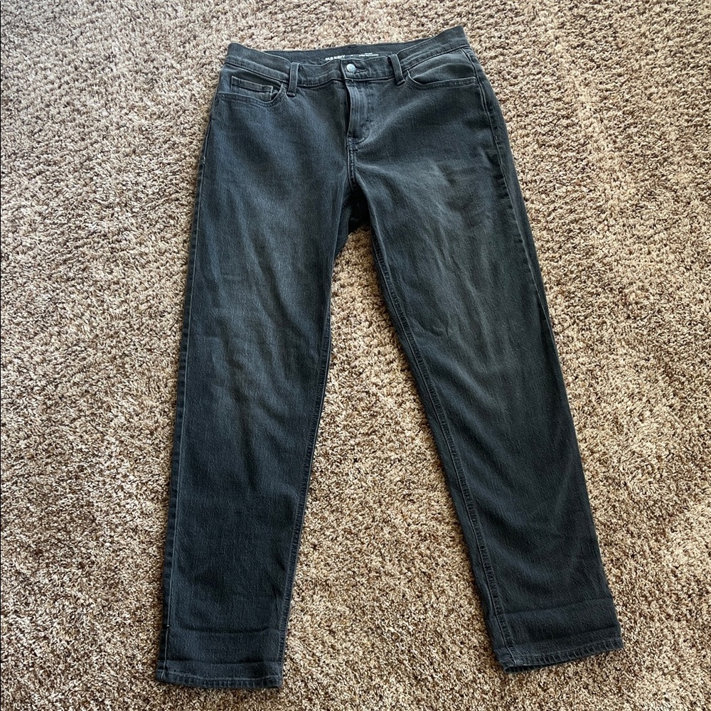 Old Navy Women's Boyfriend Jeans - Black